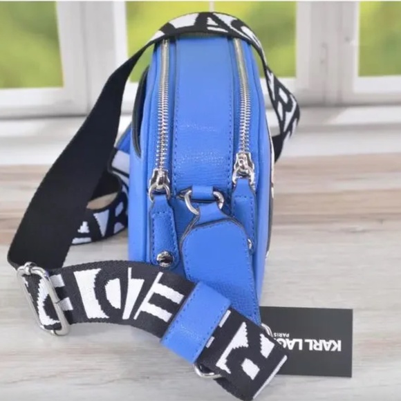 Karl Lagerfeld Paris Maybelle Camera Crossbody Bag Purse with Dust Bag - Picture 4 of 8